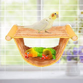 KUTKUT 2Pcs Bird Nest House Winter Warm Parrot House Bed Hammock Tent Toy Bird Cage Perch Stand for Parrots Budgies Parakeet Cockatiels Lovebird Cockatoo Finch Hamster Chinchilla - kutkutstyl